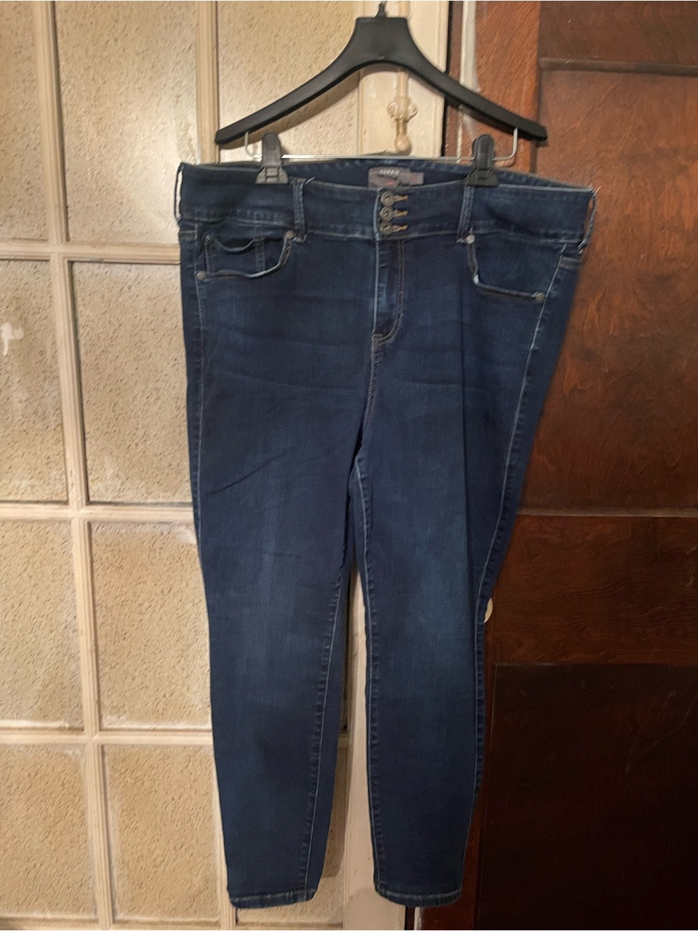 Torrid Women's Dark Blue High-Waist Jeans - Sz 22